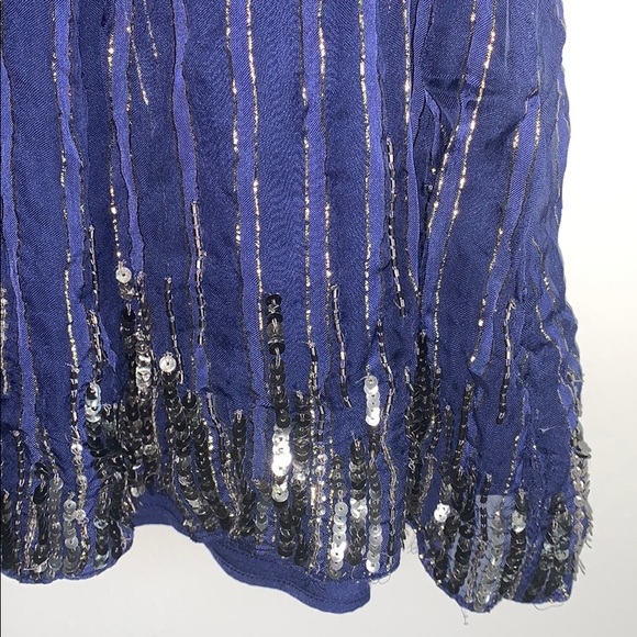 ANTHROPOLOGIE RANNA GILL METTIC TOP - Picture 4 of 6